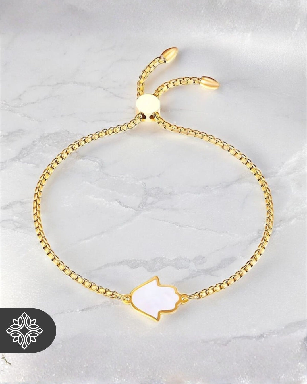18K Gold-Plated Hand Chain for Women – Moroccan Jewelry Design