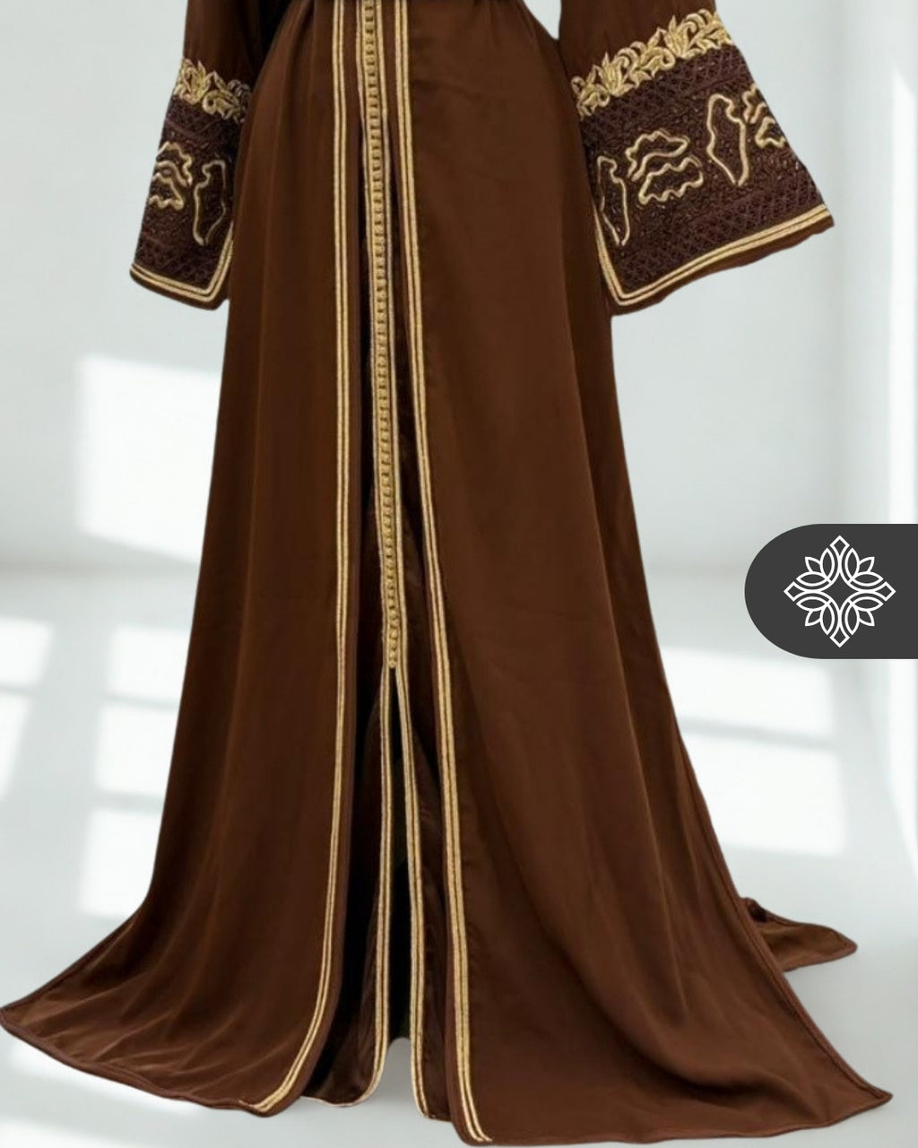 Ruby Red Moroccan Takchita | Elegant Two-Piece Kaftan | Moroccan Heritage Embroidery