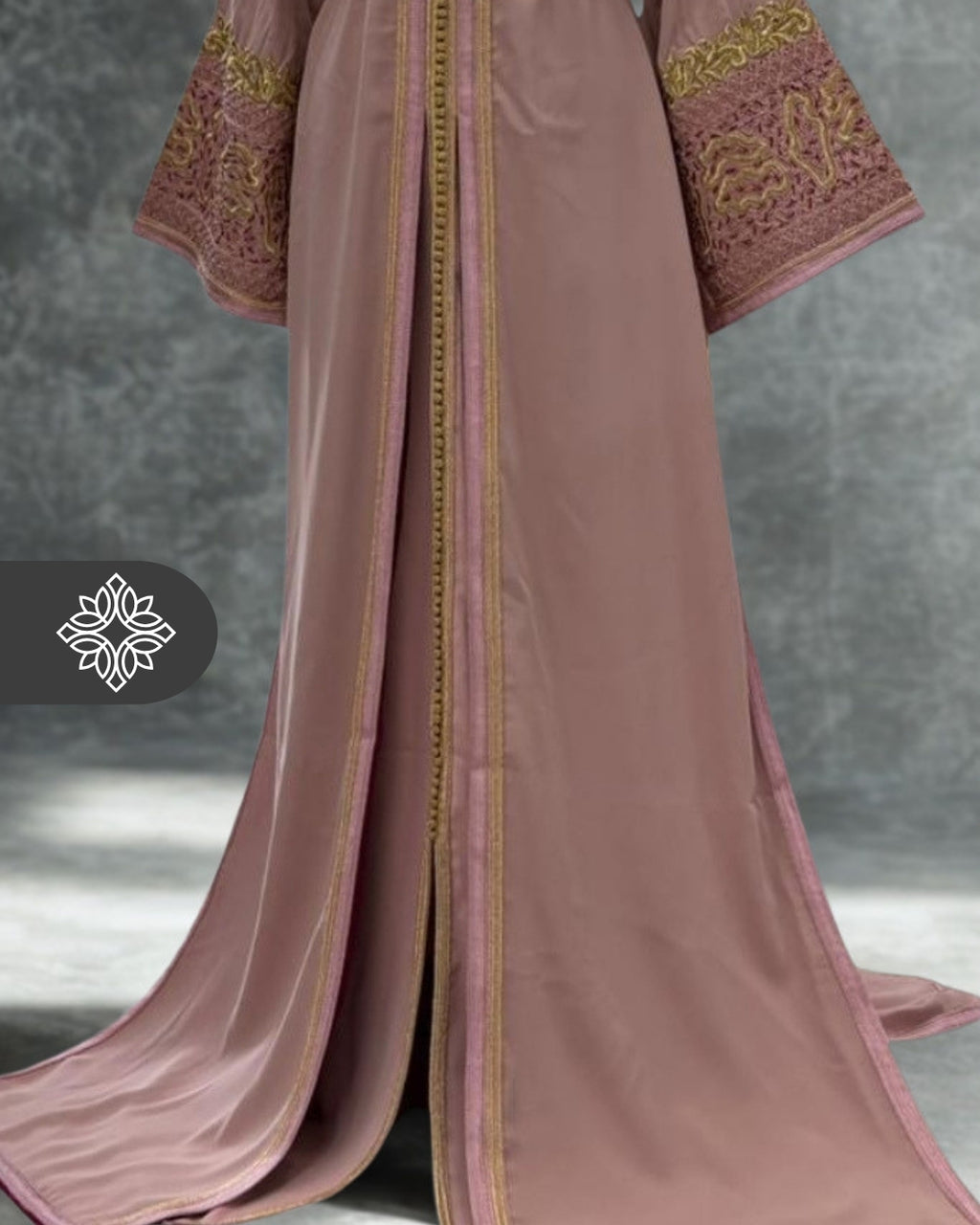 Ruby Red Moroccan Takchita | Elegant Two-Piece Kaftan | Moroccan Heritage Embroidery