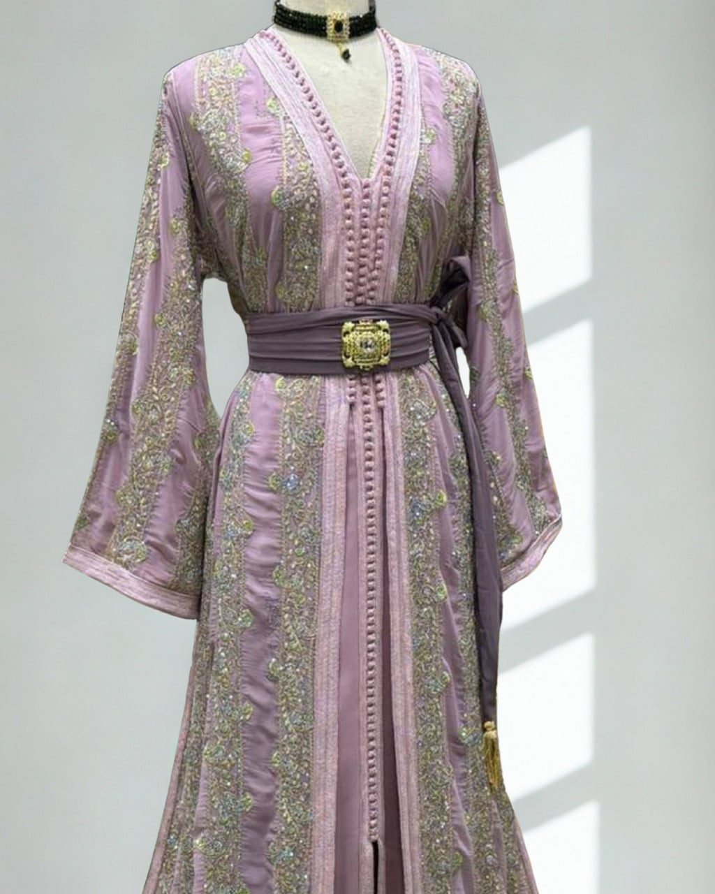 Moroccan Royal Lavender Kaftan