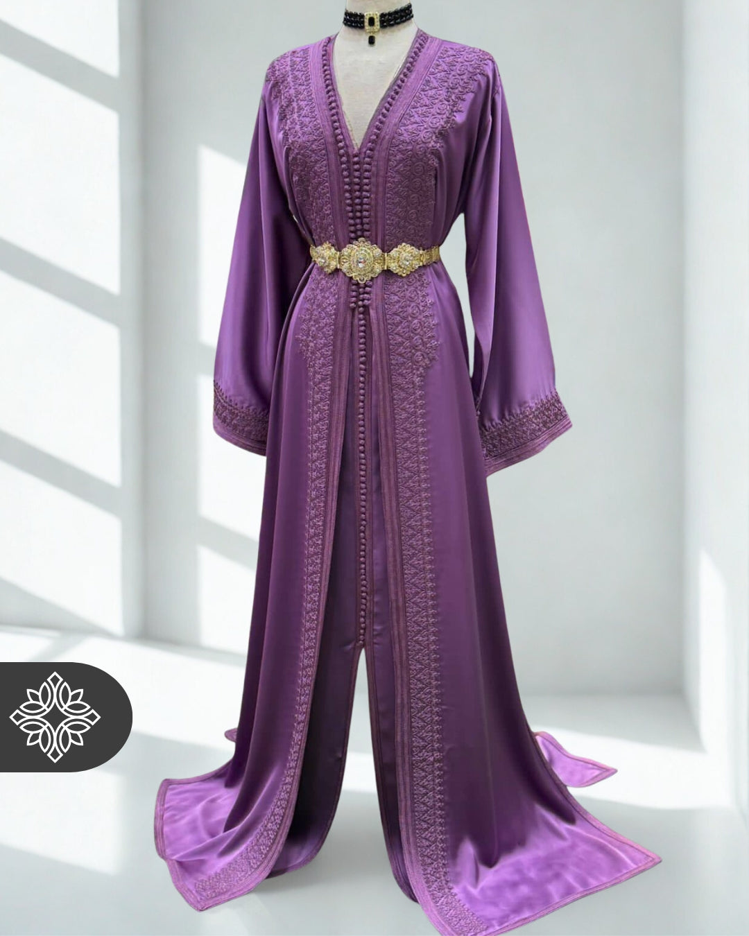 Moroccan Lavender Majesty Kaftan