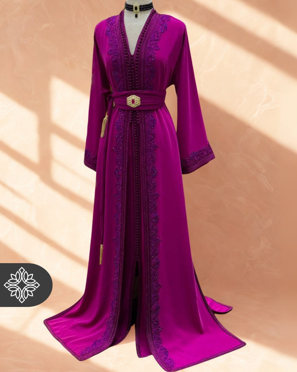 Moroccan Royal Pink Kaftan