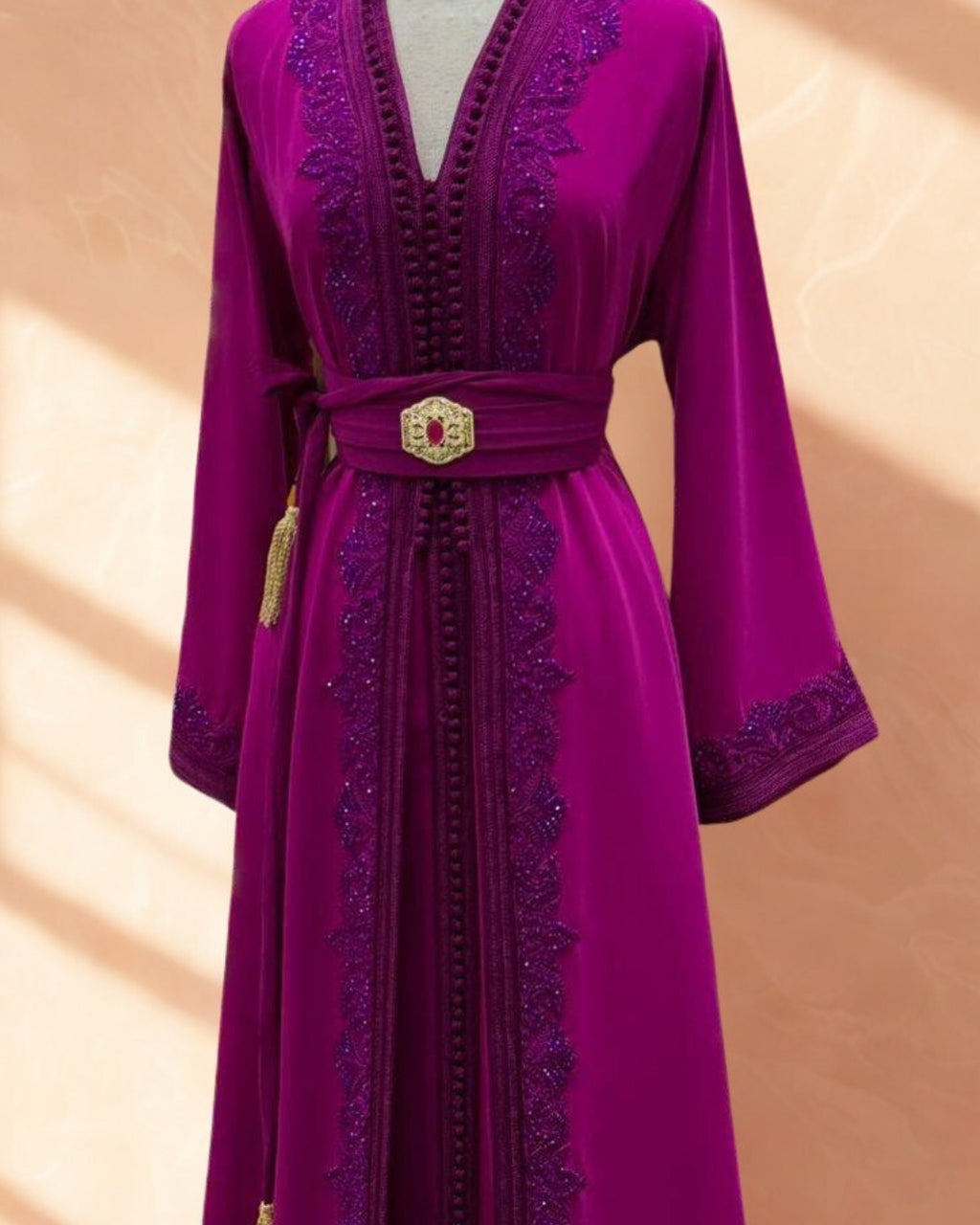 Moroccan Royal Pink Kaftan