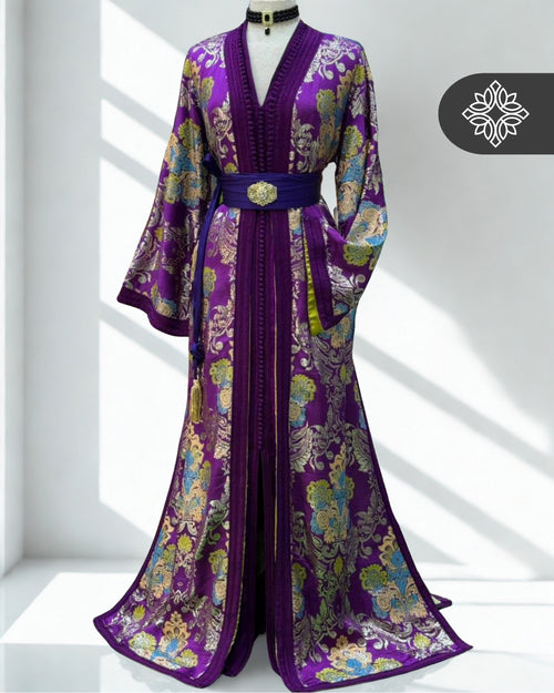 purple caftan dress Rieka Purple Long Caftan  Caftans by Winlar