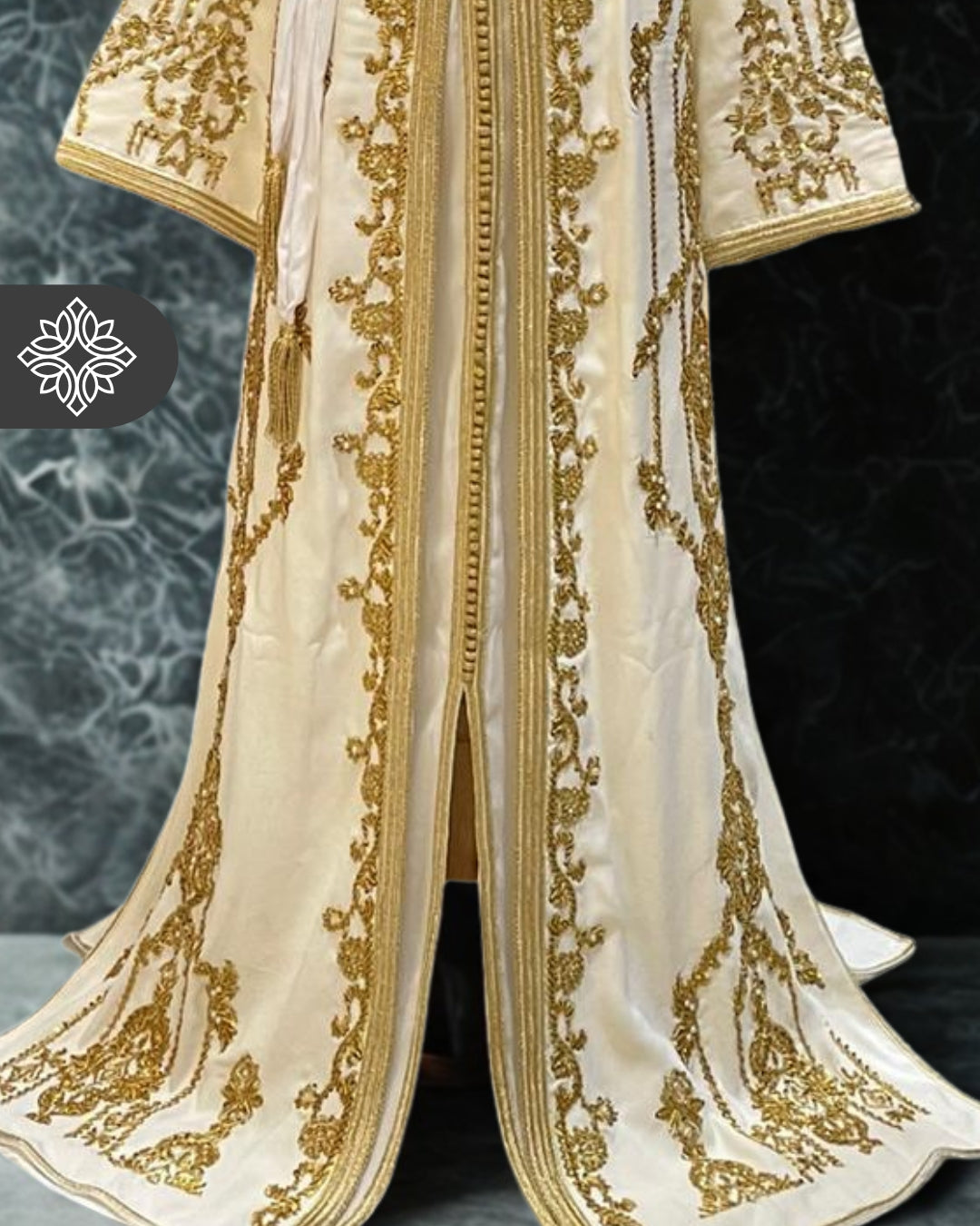 Moroccan Royal White Kaftan | Wedding Dress