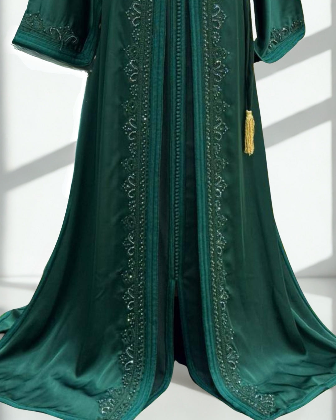 Moroccan Deep Green Kaftan