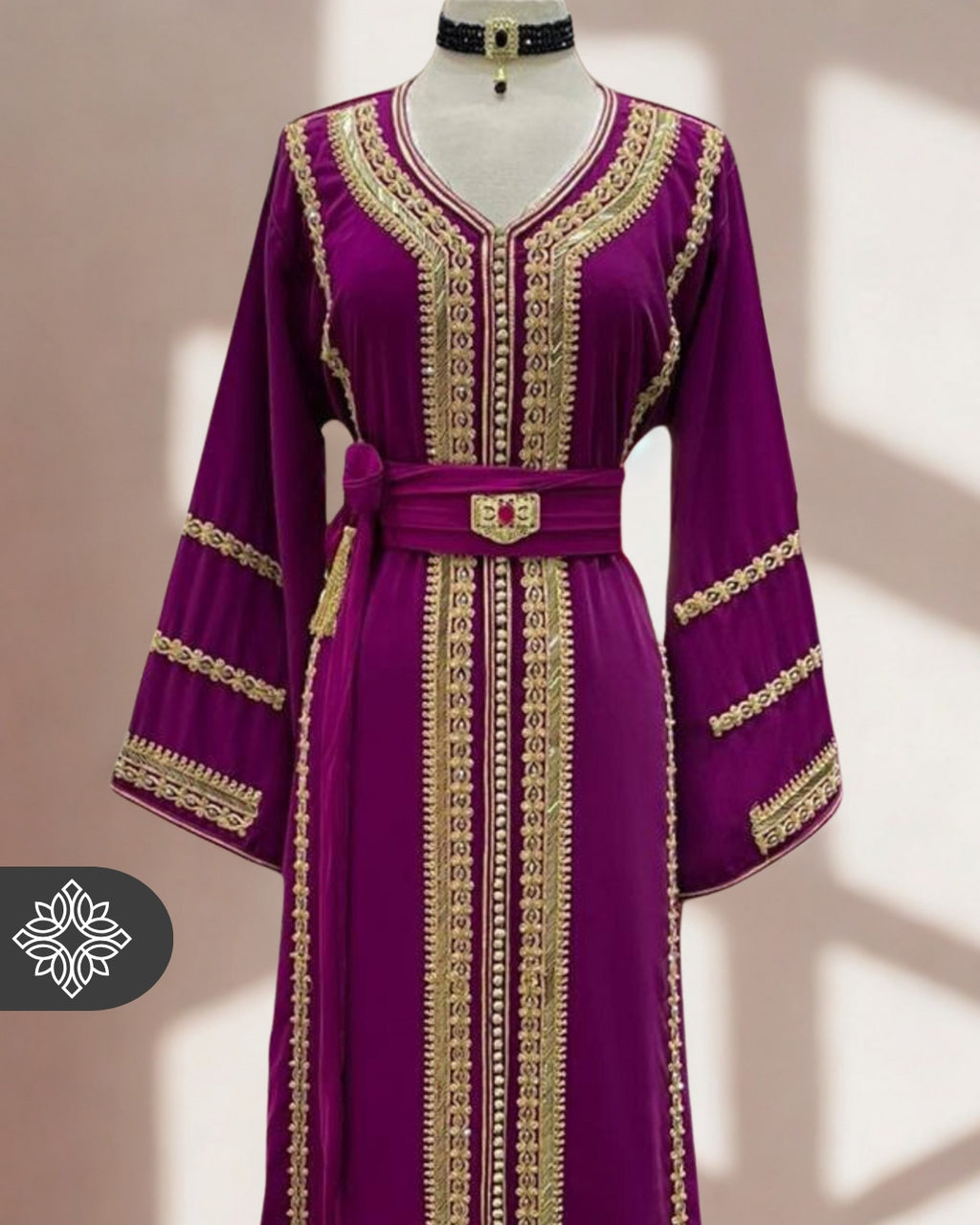 Moroccan Kaftan Royal Purple | Moroccan Abaya