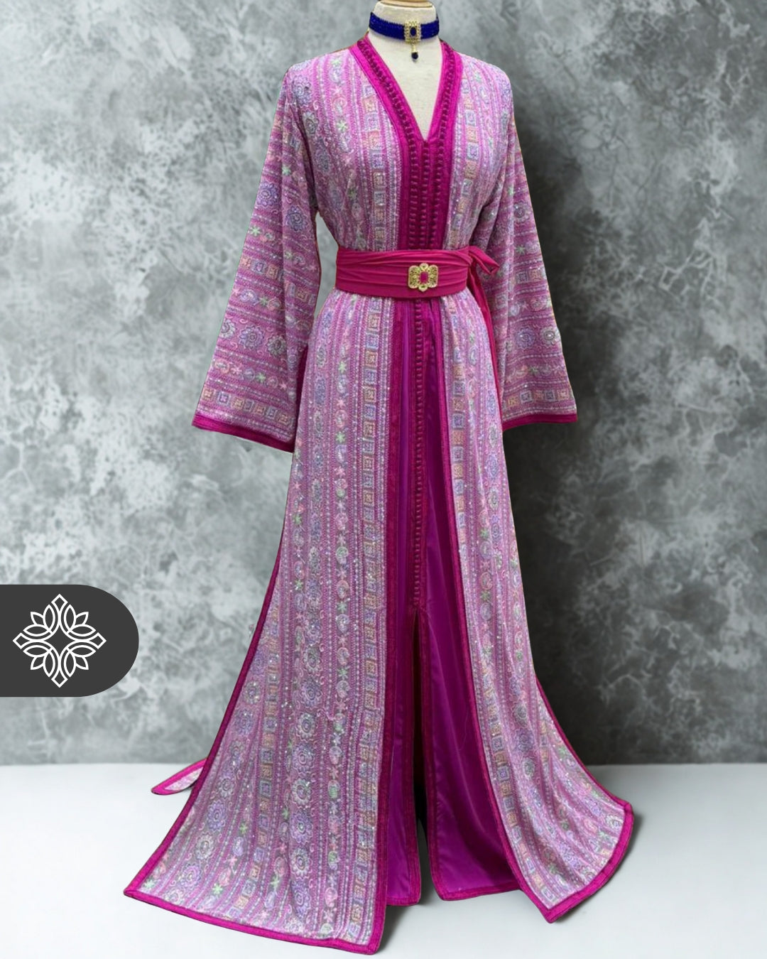 Moroccan Pink Kaftan