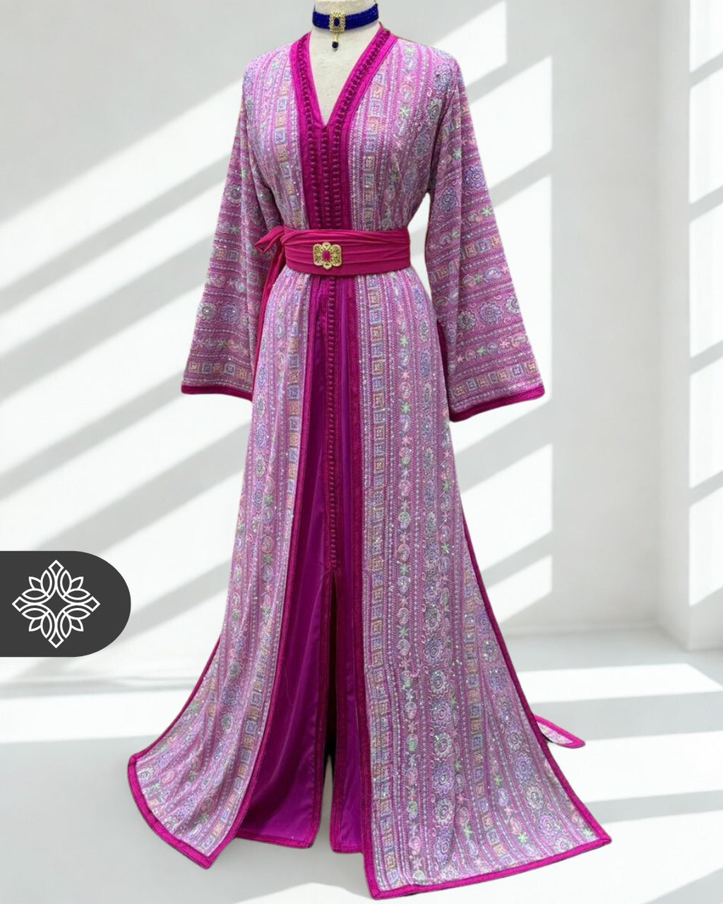 Moroccan Pink Kaftan