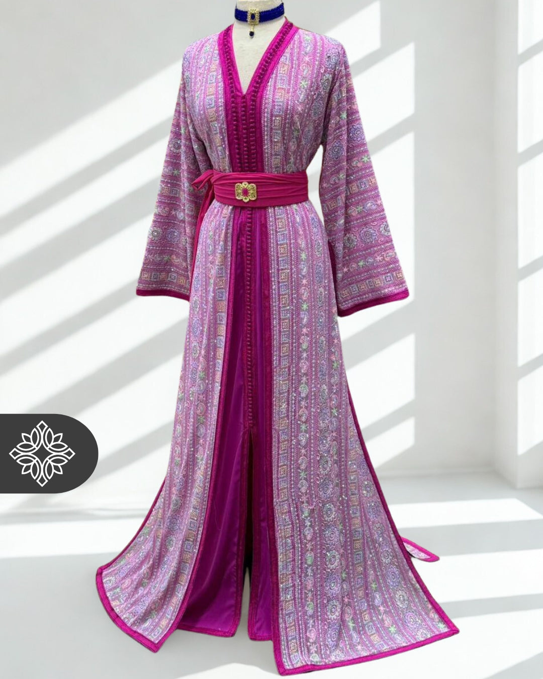 Moroccan Pink Kaftan