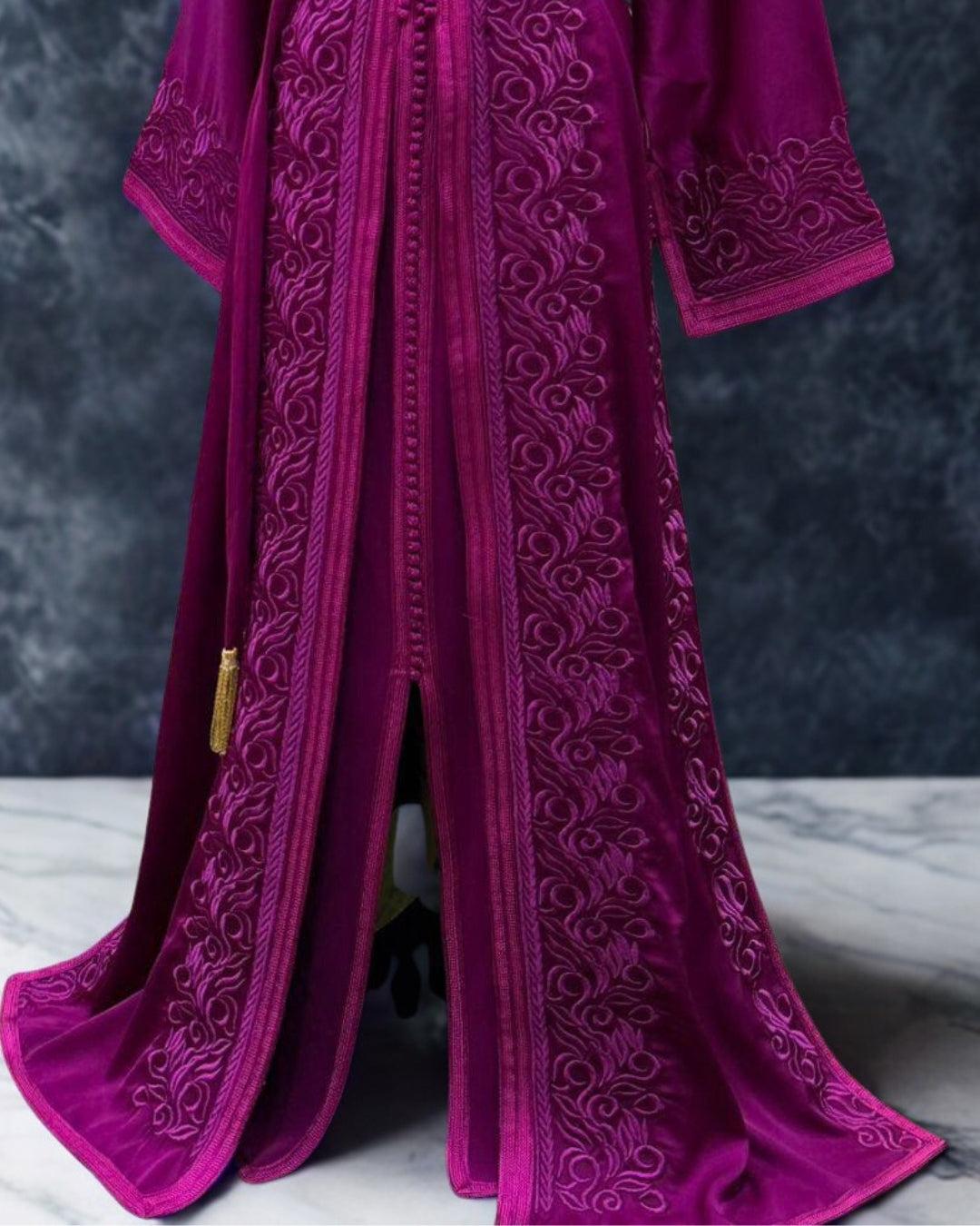 Moroccan Pink Two-Piece Kaftan
