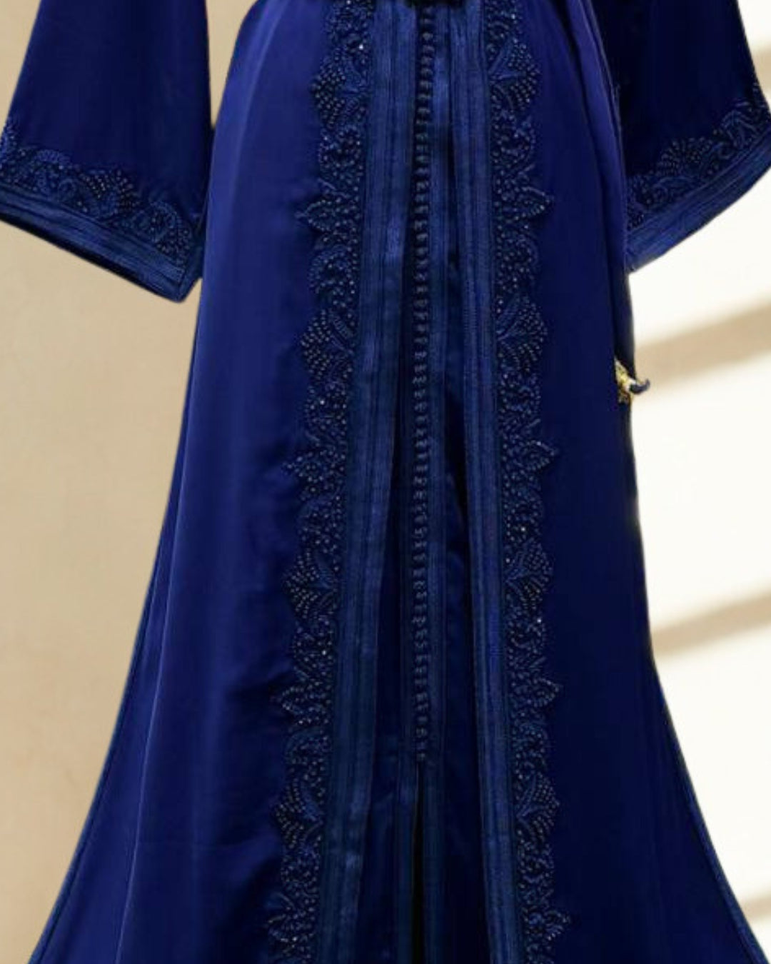 Moroccan Royal Navy Blue Kaftan