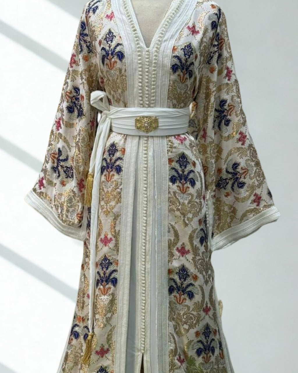 Moroccan Royal Off-White Kaftan