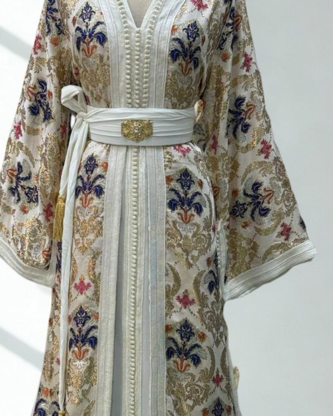 Moroccan Royal Off-White Kaftan