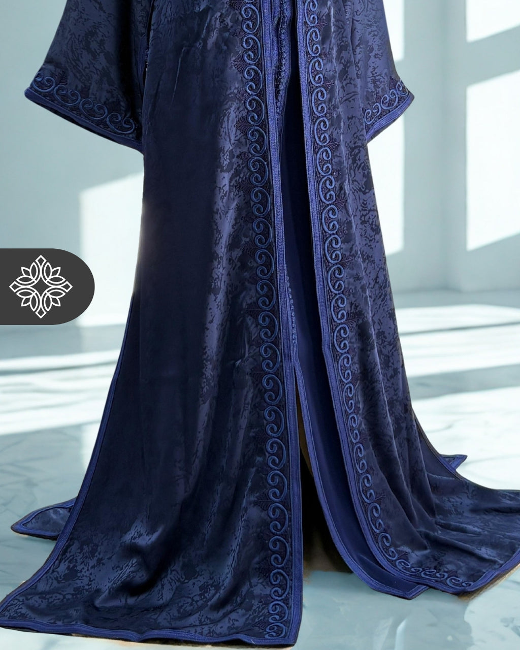 Fuchsia Pink Moroccan Takchita |  Luxury Kaftan Two-Piece Couture