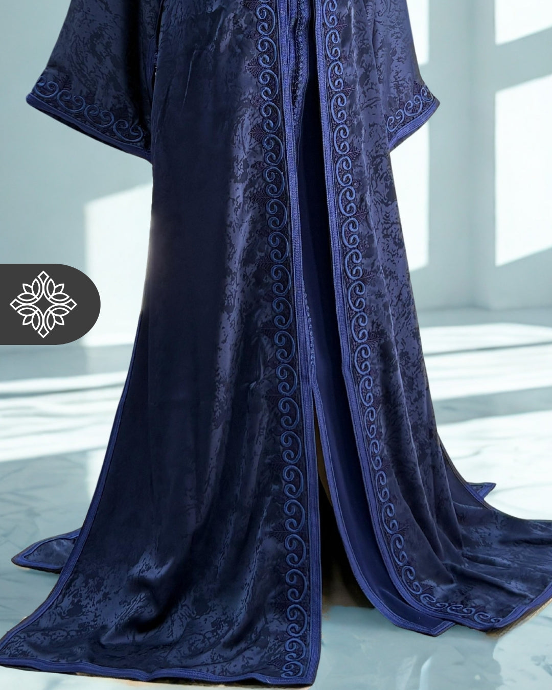 Fuchsia Pink Moroccan Takchita |  Luxury Kaftan Two-Piece Couture