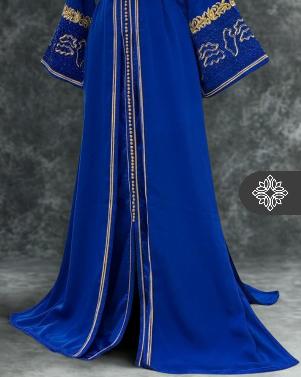 Ruby Red Moroccan Takchita | Elegant Two-Piece Kaftan | Moroccan Heritage Embroidery