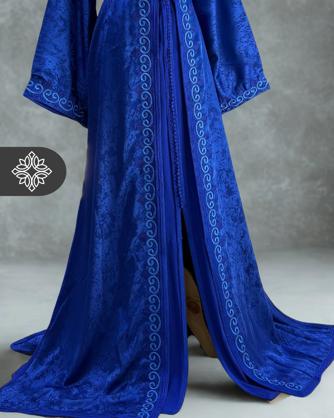 Fuchsia Pink Moroccan Takchita |  Luxury Kaftan Two-Piece Couture
