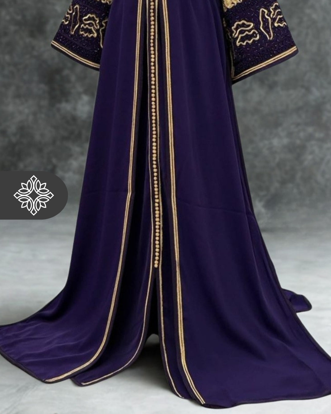 Ruby Red Moroccan Takchita | Elegant Two-Piece Kaftan | Moroccan Heritage Embroidery