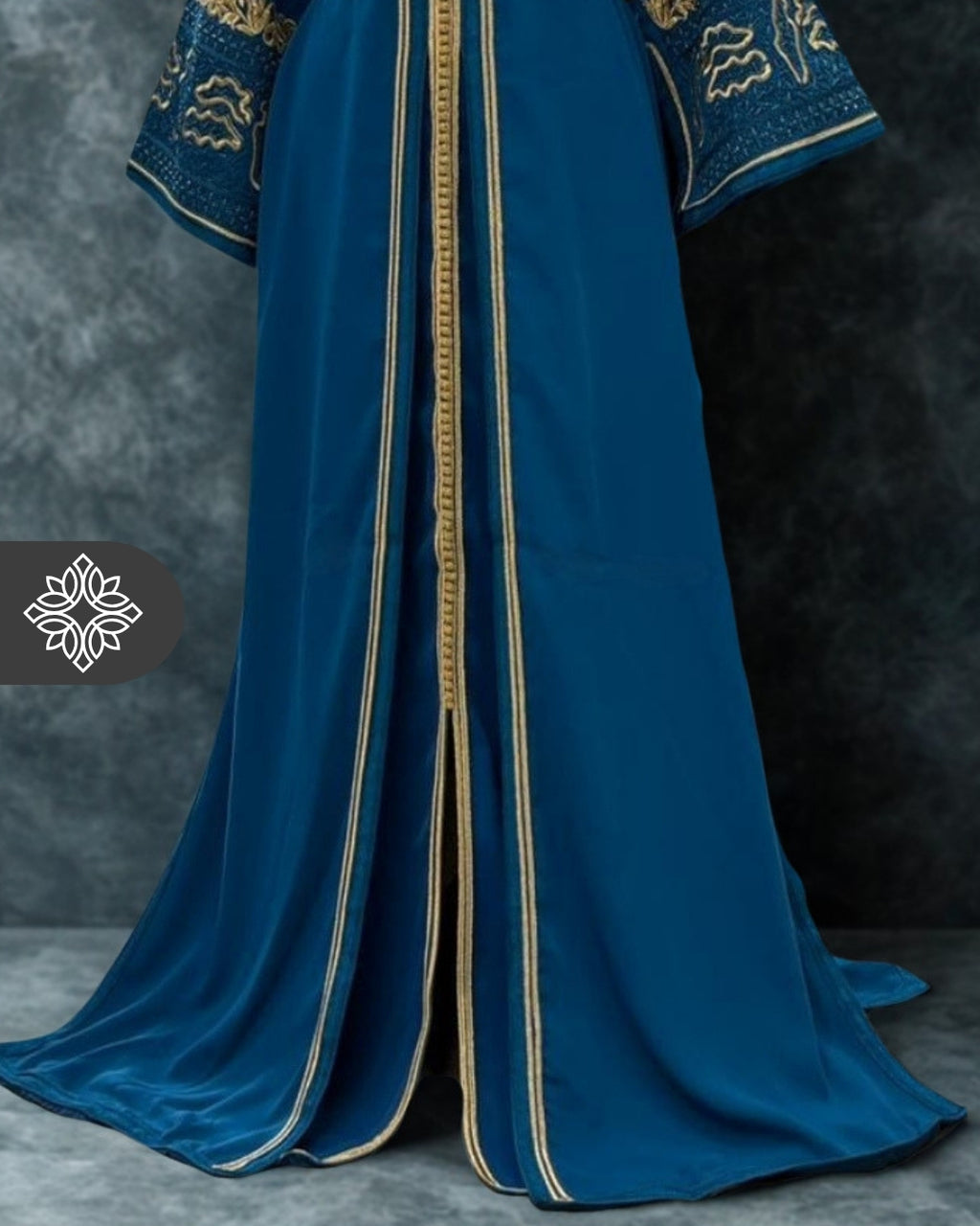 Ruby Red Moroccan Takchita | Elegant Two-Piece Kaftan | Moroccan Heritage Embroidery