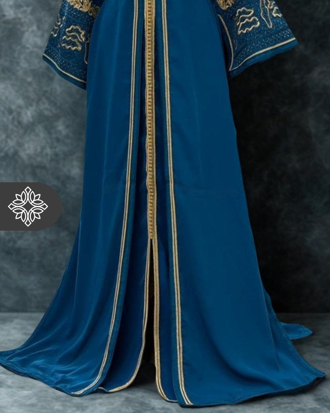 Ruby Red Moroccan Takchita | Elegant Two-Piece Kaftan | Moroccan Heritage Embroidery
